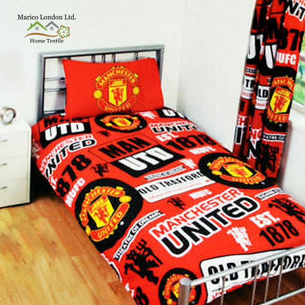 Manchester United Duvet Cover Bedding Set Marico London