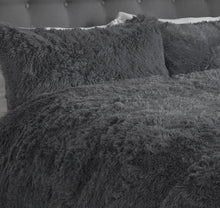 Load image into Gallery viewer, Warm Luxury Cuddle Teddy Bear Fleece Duvet Cover Bedding Set
