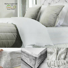 Load image into Gallery viewer, Crushed Velvet Divan Bed Base Valance Wrap Cover
