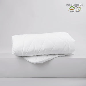 Waterproof 40cm Extra Deep 100% Natural Cotton Quilted Mattress Protector Bed Cover