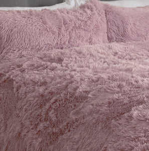 Warm Luxury Cuddle Teddy Bear Fleece Duvet Cover Bedding Set